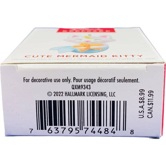 Hallmark CUTE MERMAID KITTY Miniature Keepsake Ornament 2022 - Picture 6 of 7